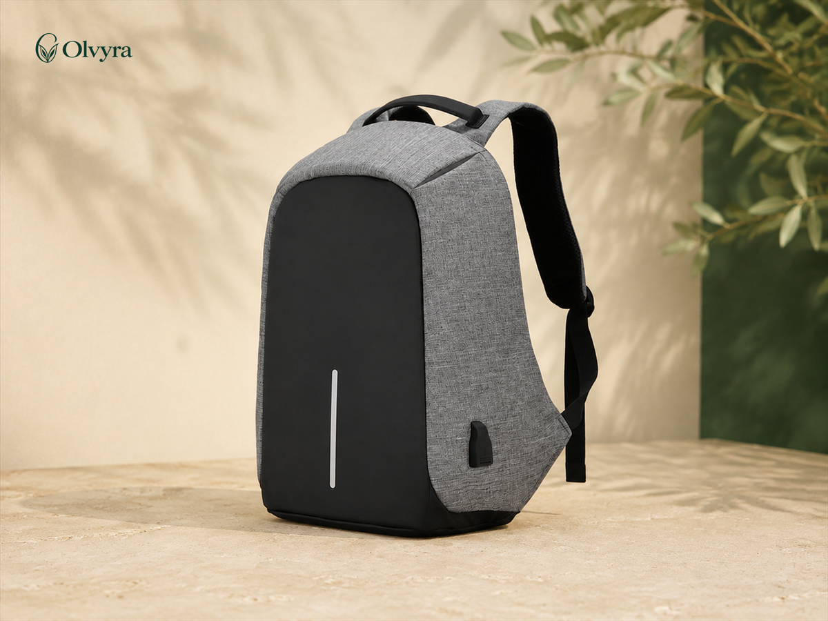 Anti-theft laptop backpack