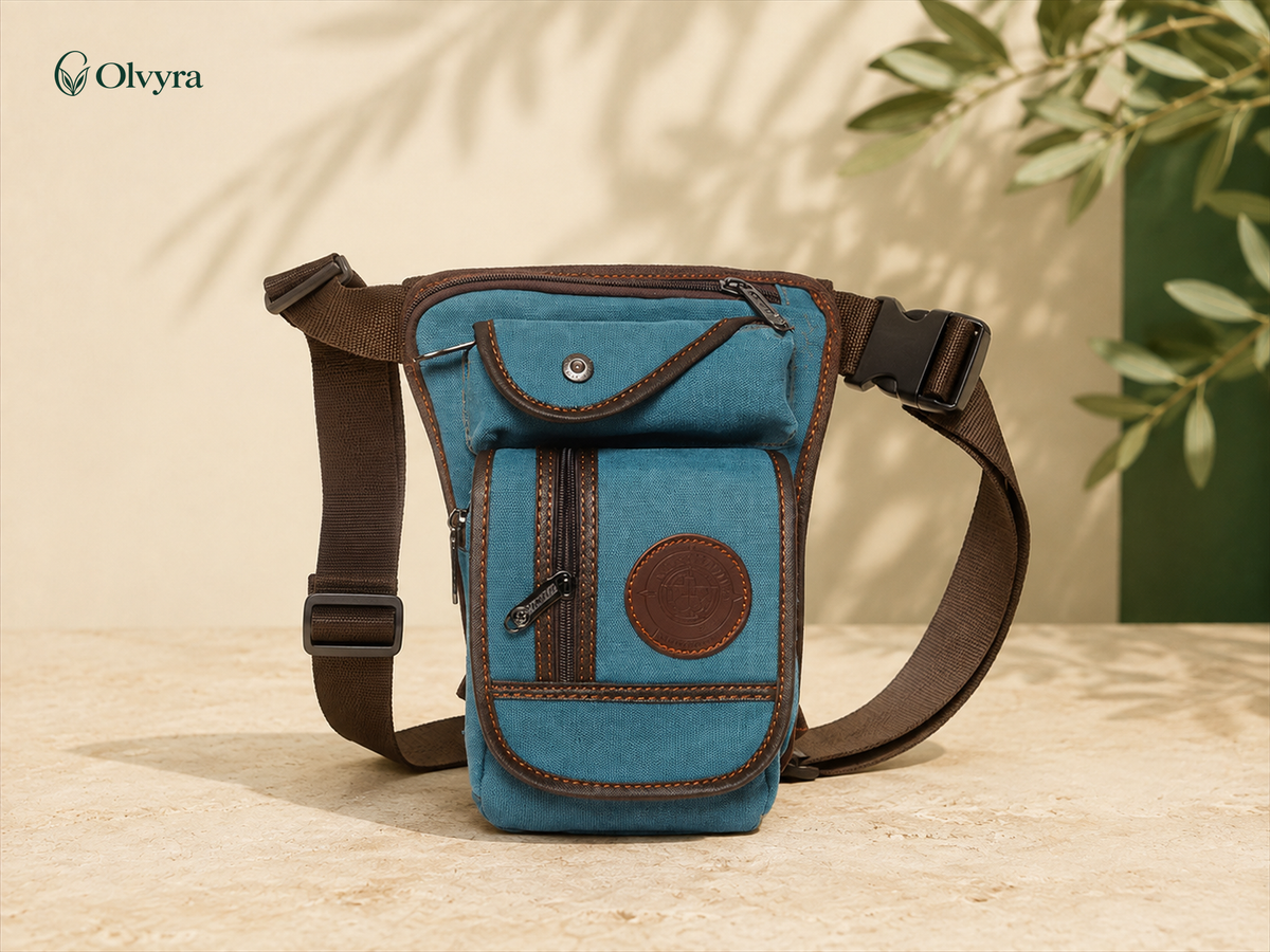 Durable canvas waist bag