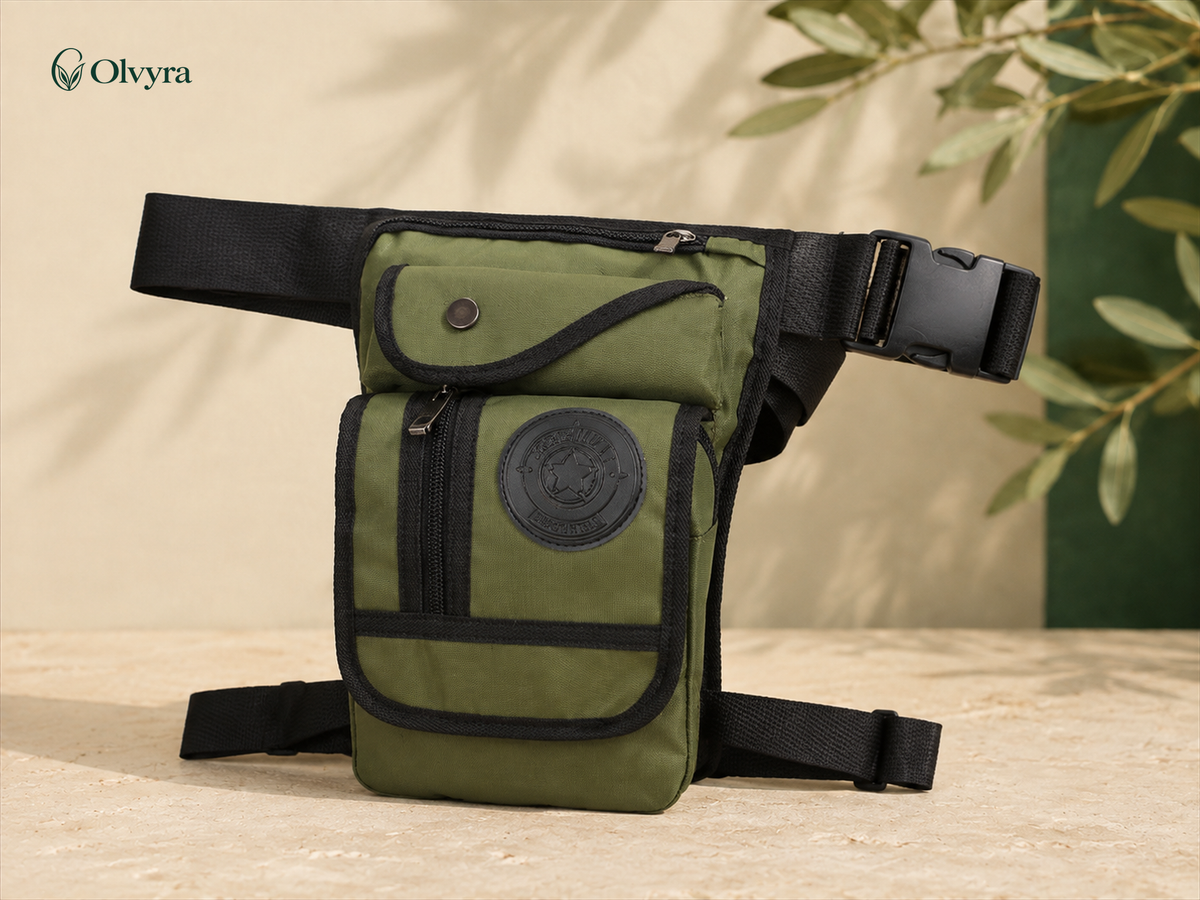 Durable canvas waist bag