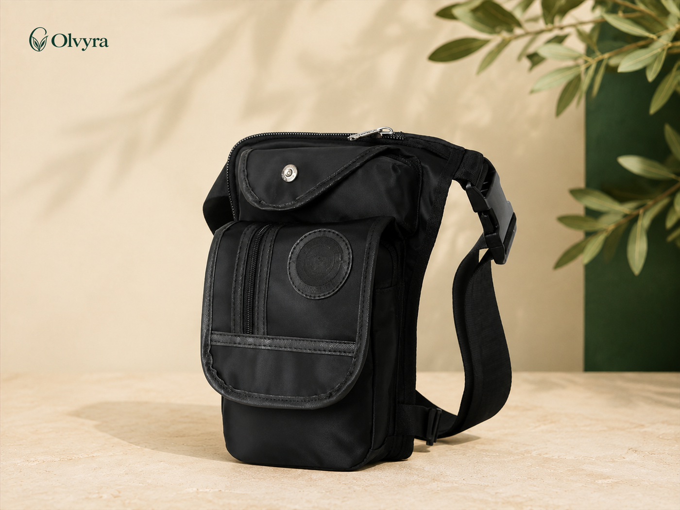 Durable canvas waist bag