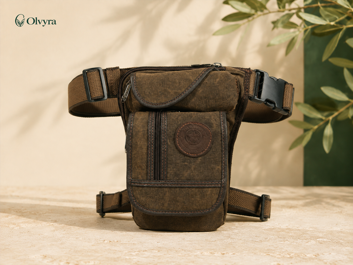Durable canvas waist bag