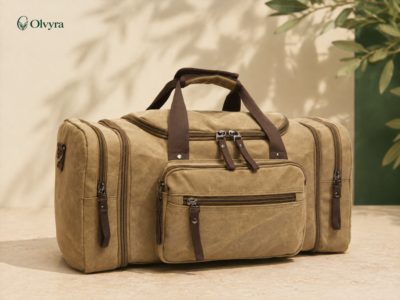 Canvas travel bag