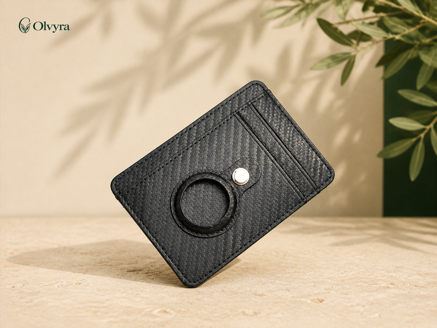 Compact anti-scan card holder