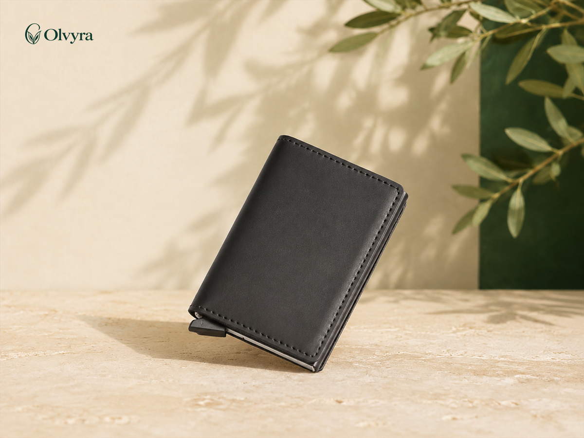 Ultra-slim metal card case