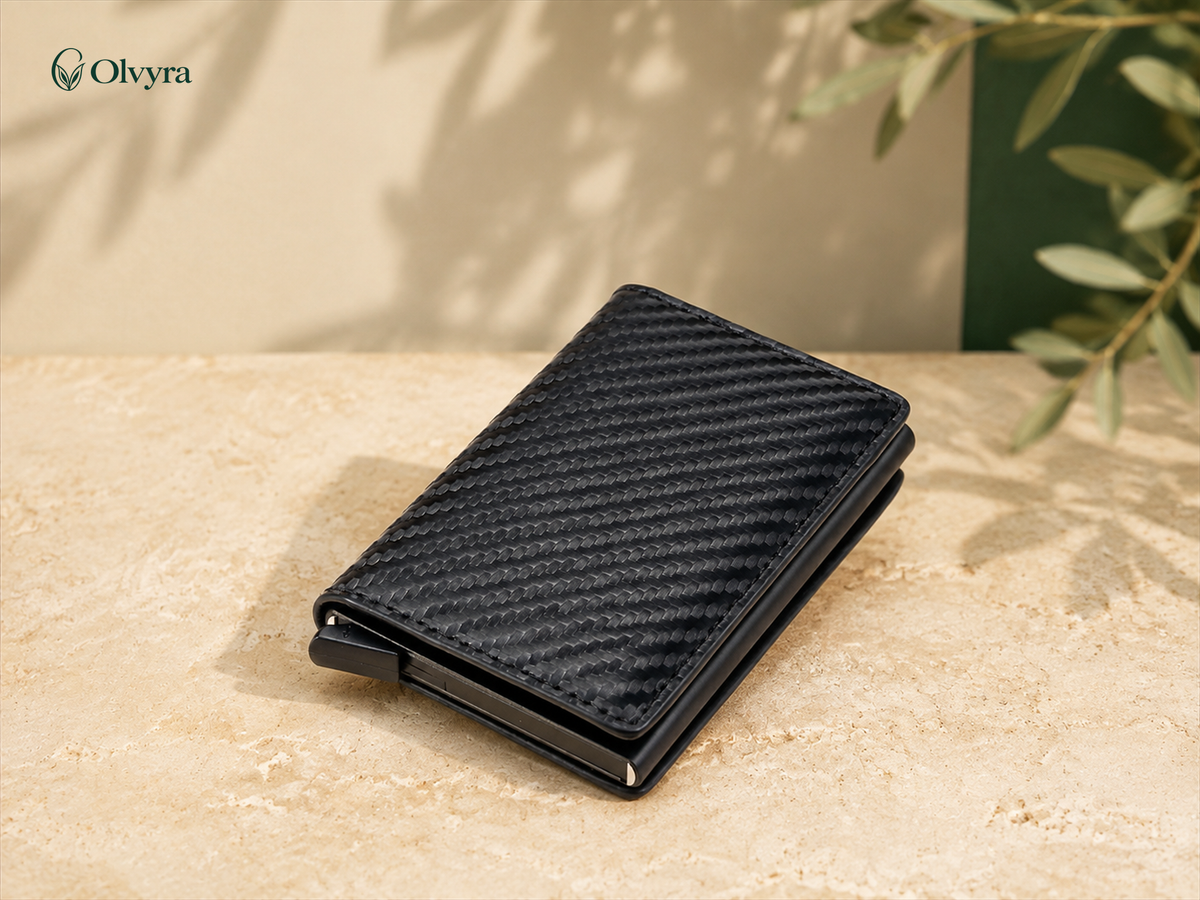 Ultra-slim metal card case