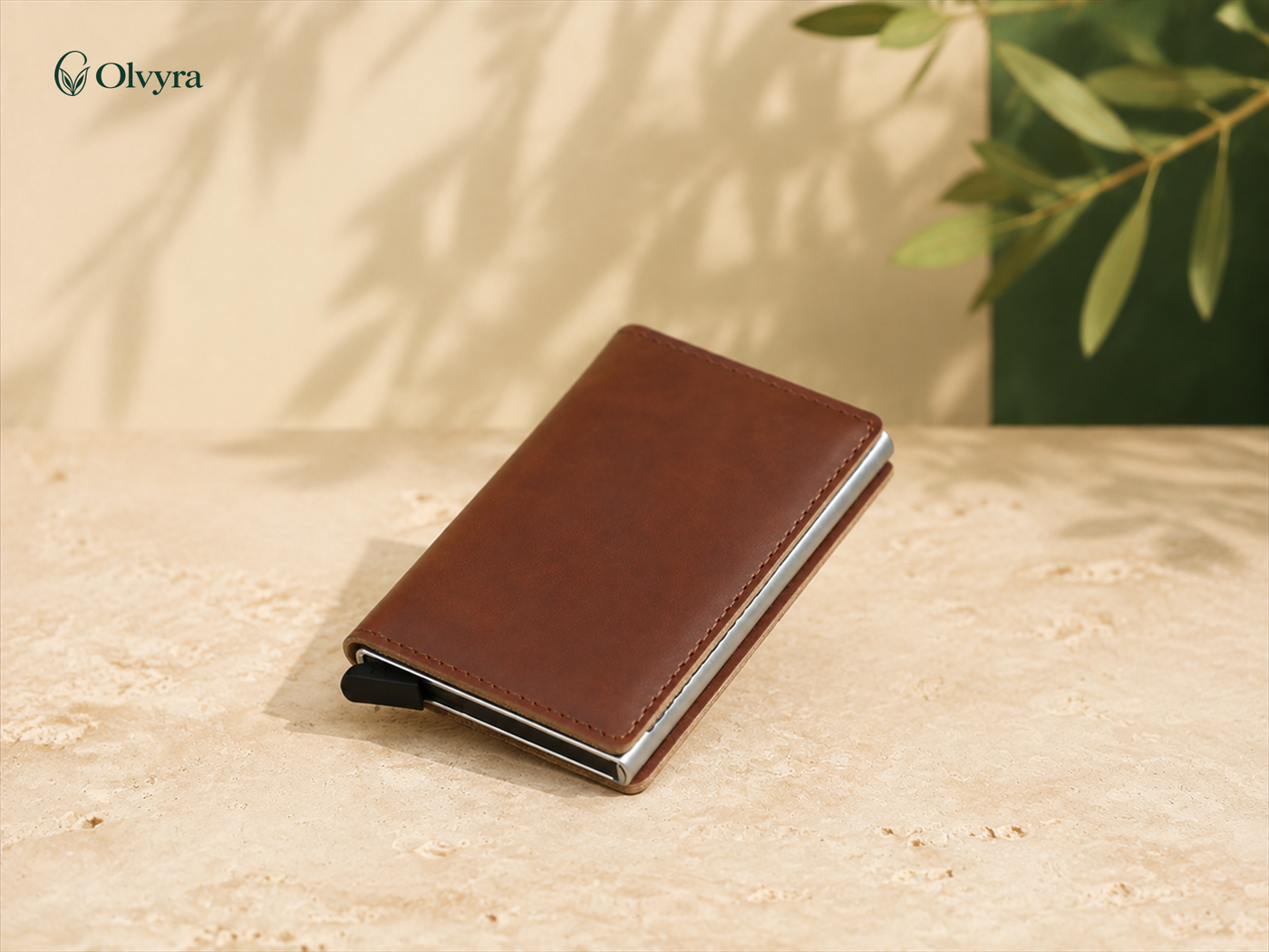 Ultra-slim metal card case
