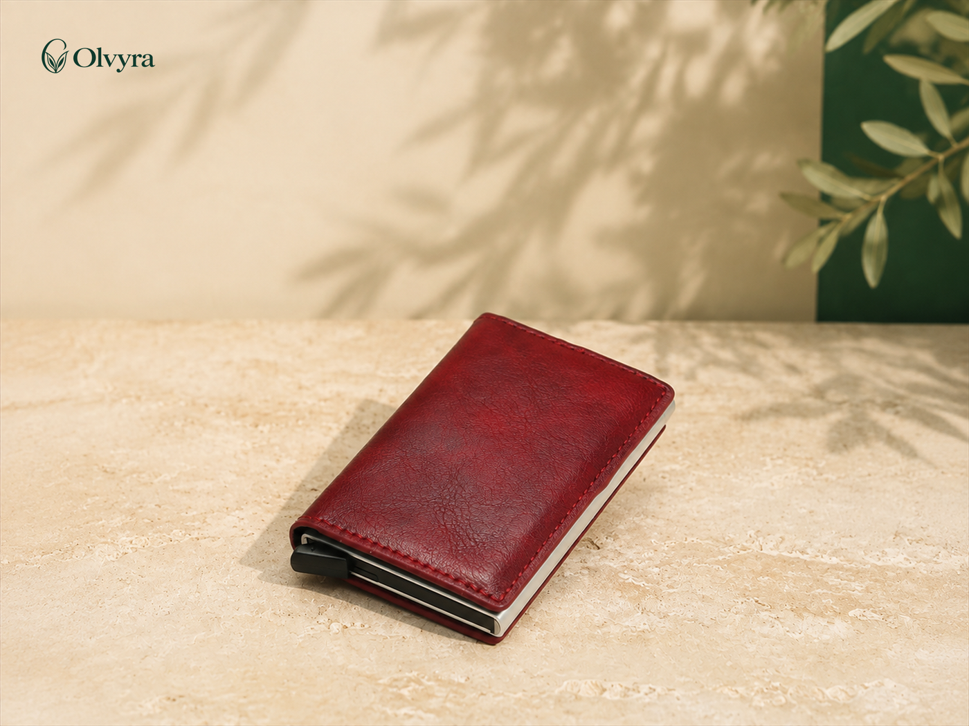 Ultra-slim metal card case