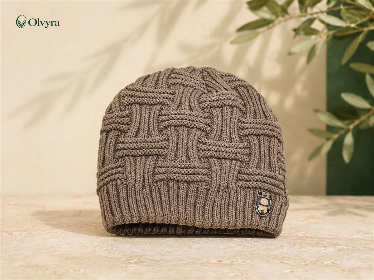 Ribbed winter beanie