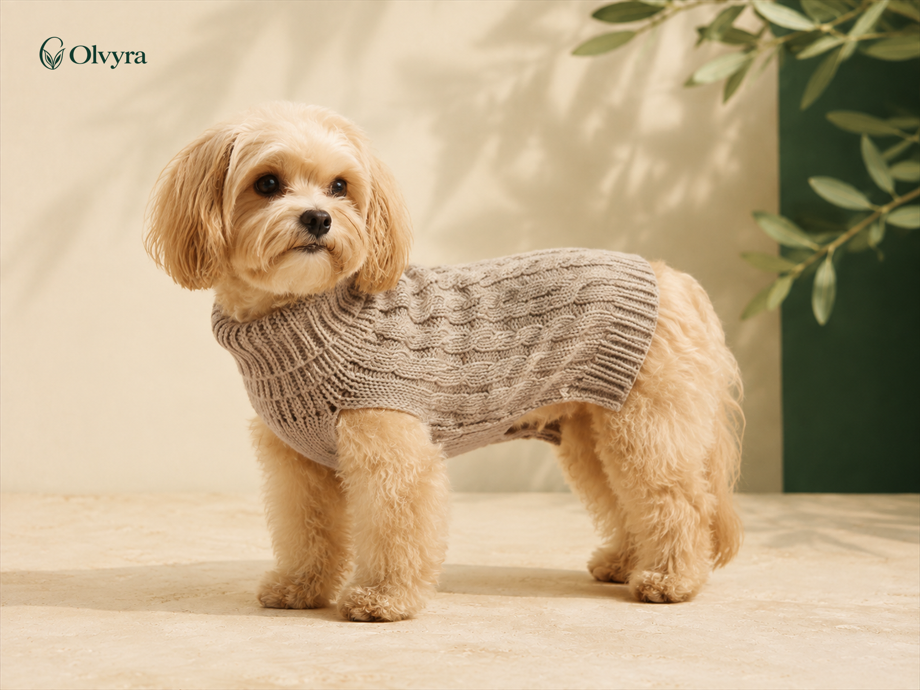 Warm dog sweater