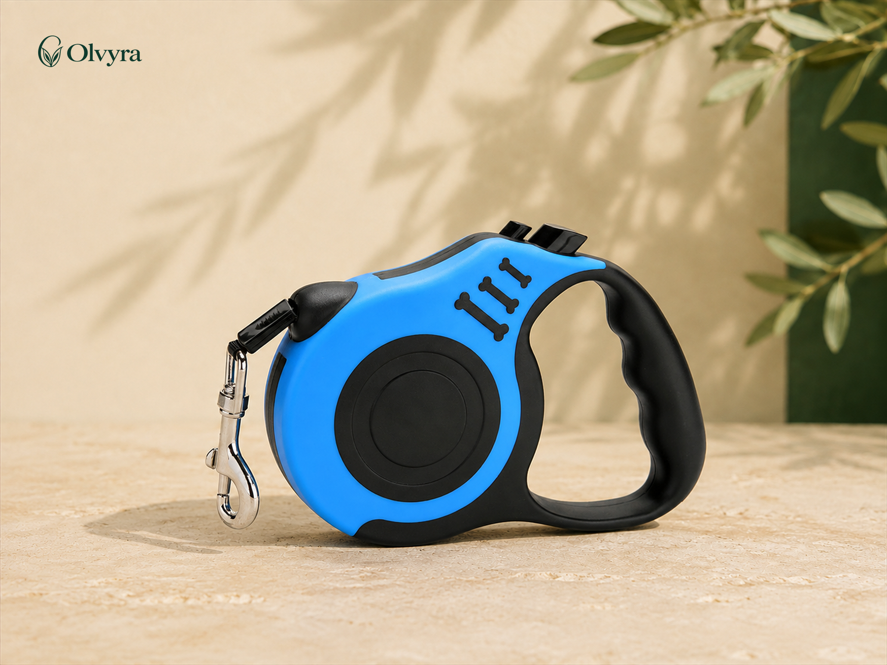 Automatic retractable dog leash
