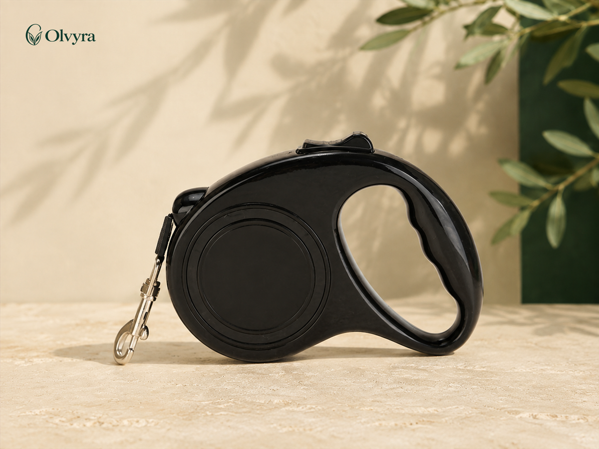 Automatic retractable dog leash
