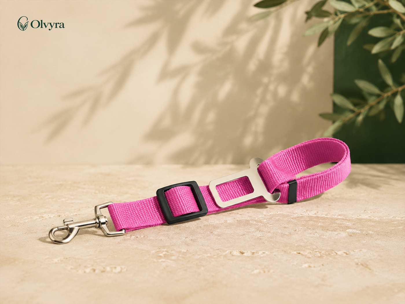 Dog seat-belt tether