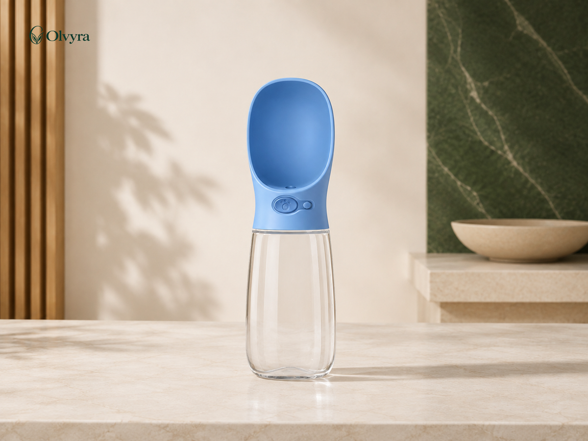 Portable dog water bottle