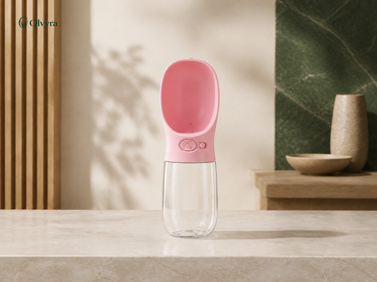Portable dog water bottle