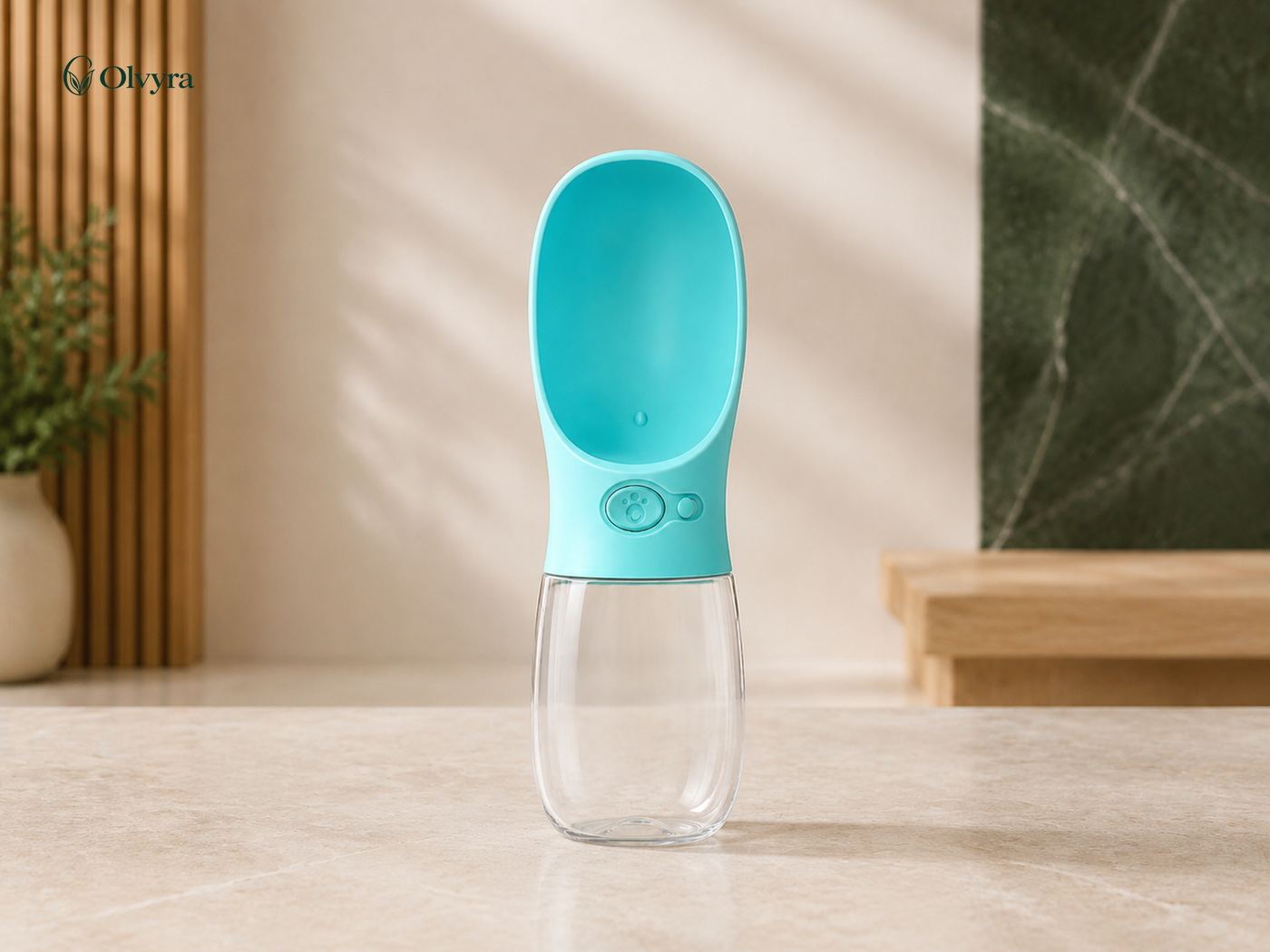 Portable dog water bottle