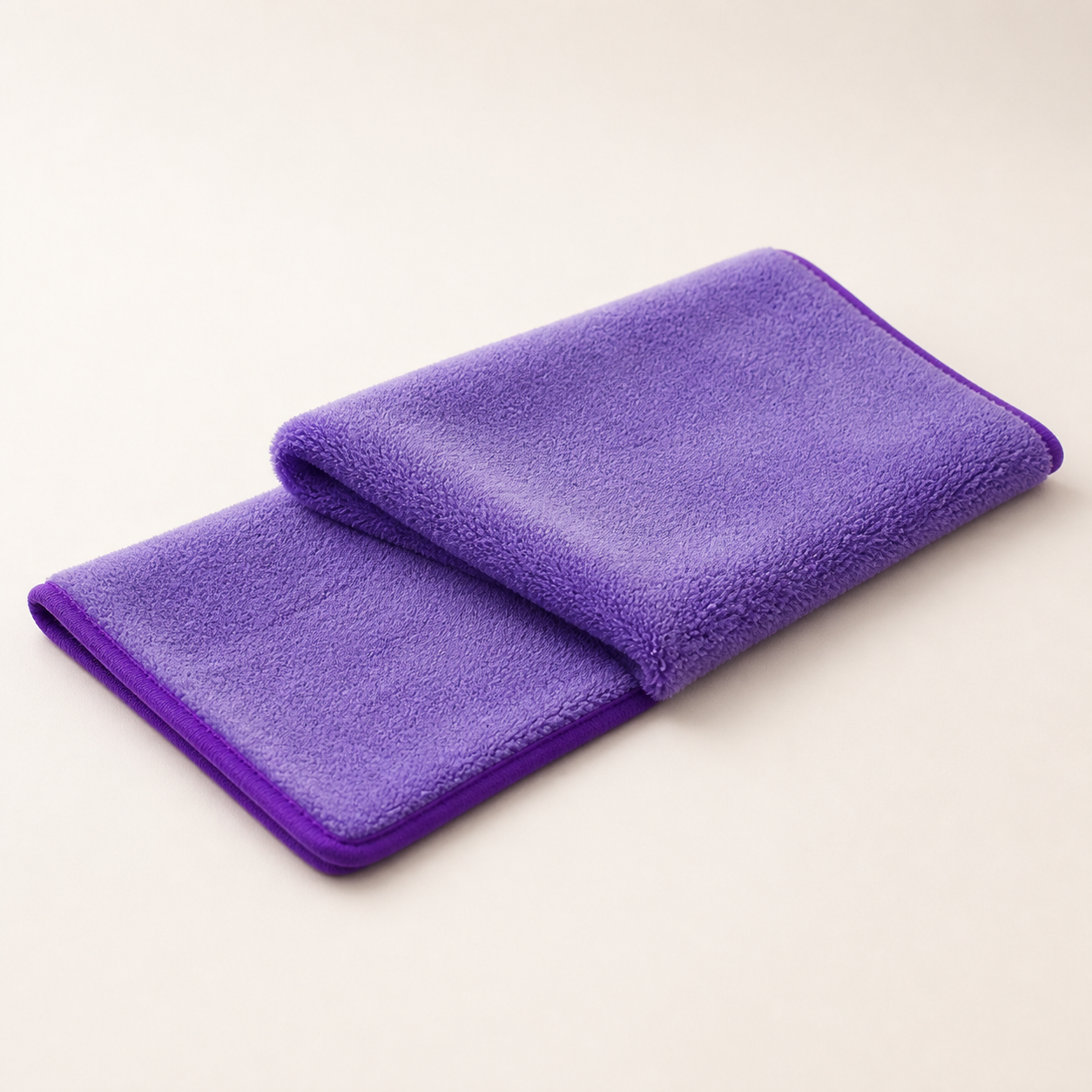 Serviette démaquillante réutilisable 40 cm - Violet - S – 40 × 17 cm — Reusable 40 cm Makeup Remover Towel - Purple - S – 40 × 17 cm