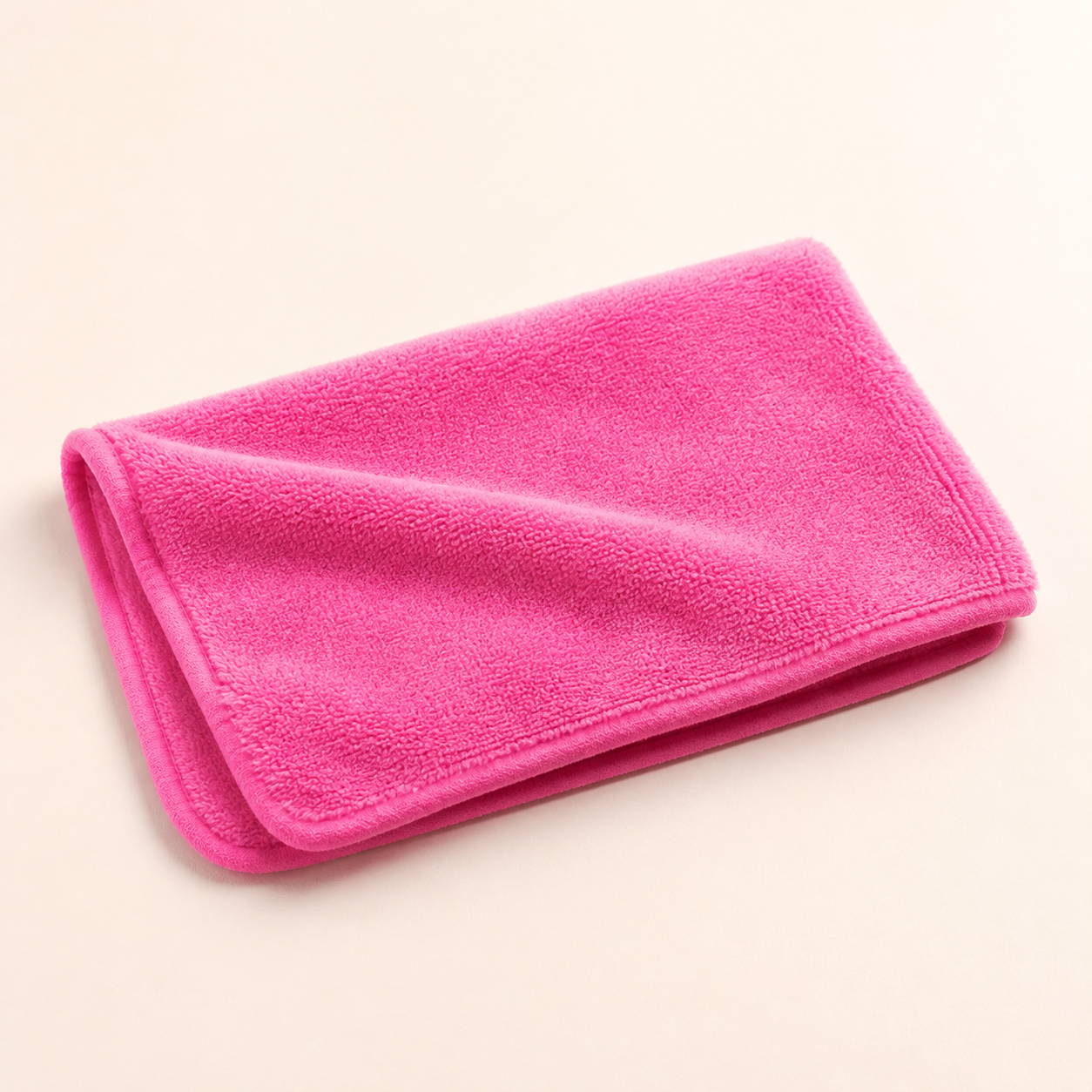 Serviette démaquillante réutilisable 40 cm - Rose - S – 40 × 17 cm — Reusable 40 cm Makeup Remover Towel - Pink - S – 40 × 17 cm