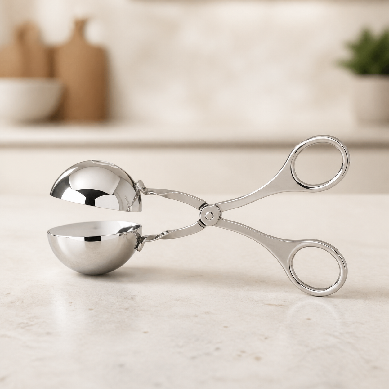 Cuillère à boulettes antiadhésive - Petit — Non-Stick Meatball Scoop - Small