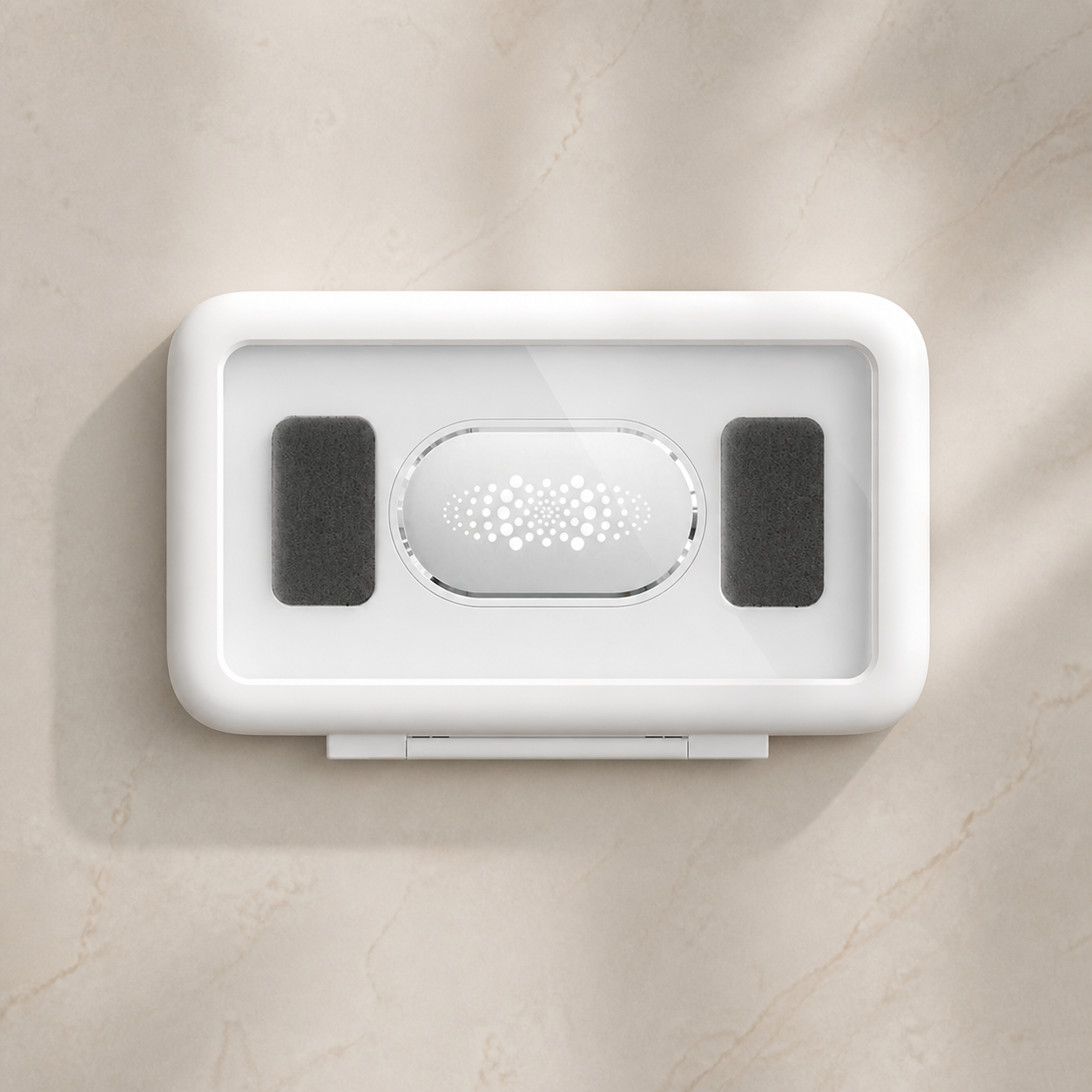 Boîtier mural anti-buée pour téléphone - Blanc – rotatif renforcé — Wall-Mounted Anti-Fog Phone Case - White – upgraded rotating