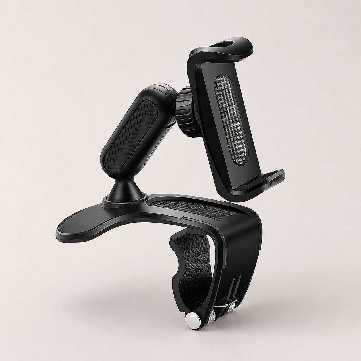 Détail de la pince du support téléphone automobile — Car phone holder clip detail