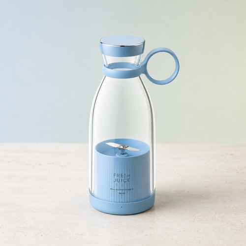 Blender portable rechargeable Olvyra 380 ml — bleu