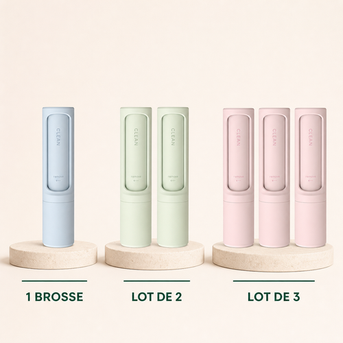Brosse anti-poils Olvyra — unité, lot de 2 et lot de 3