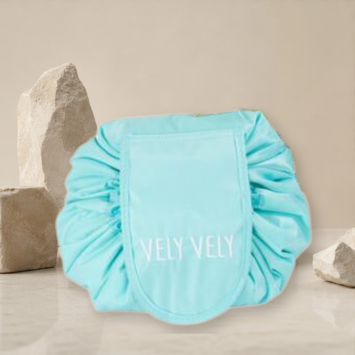 Trousse de rangement à cordon motif animal — Sky Bleu — vue 15