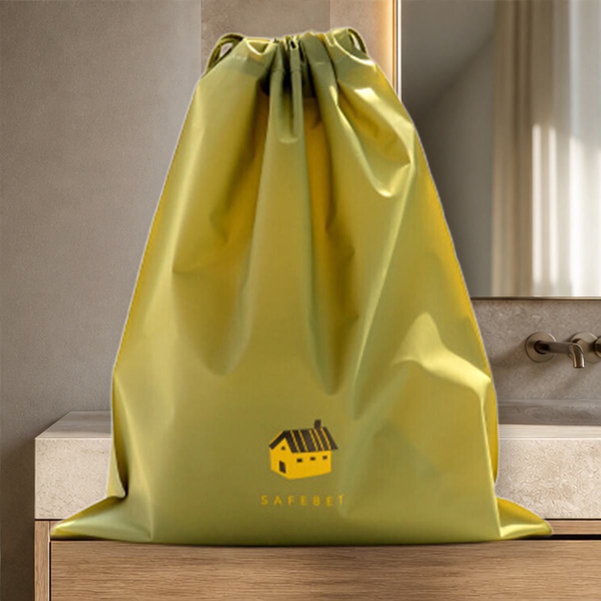 Trousse de rangement à cordon motif animal — Medium Vert — vue 20