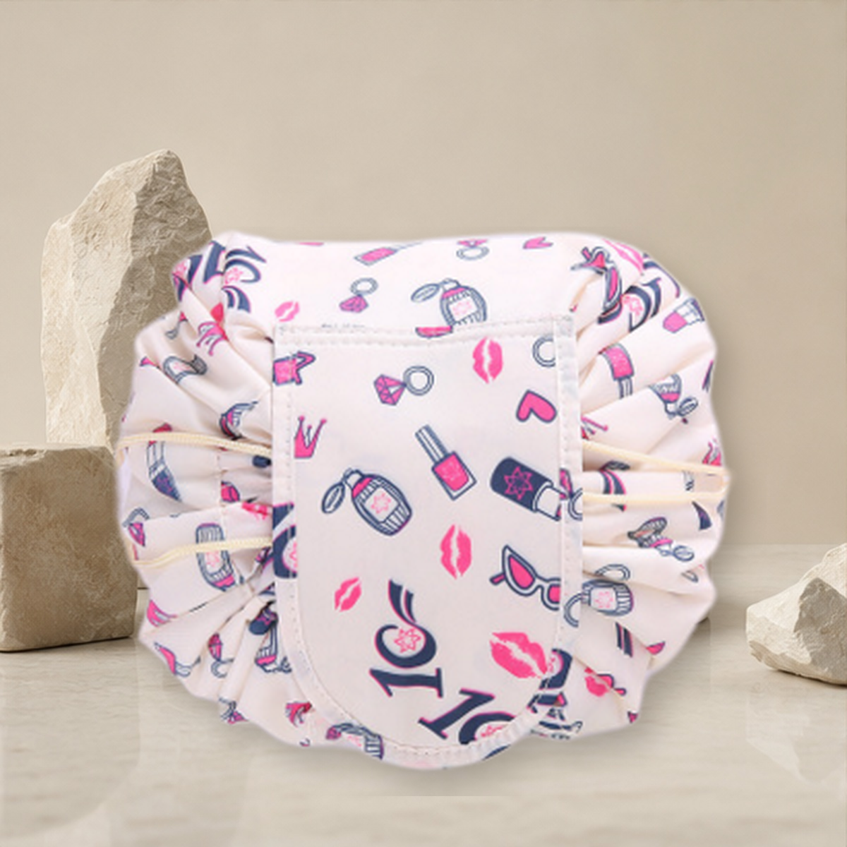 Trousse de rangement à cordon motif animal — F — vue 23