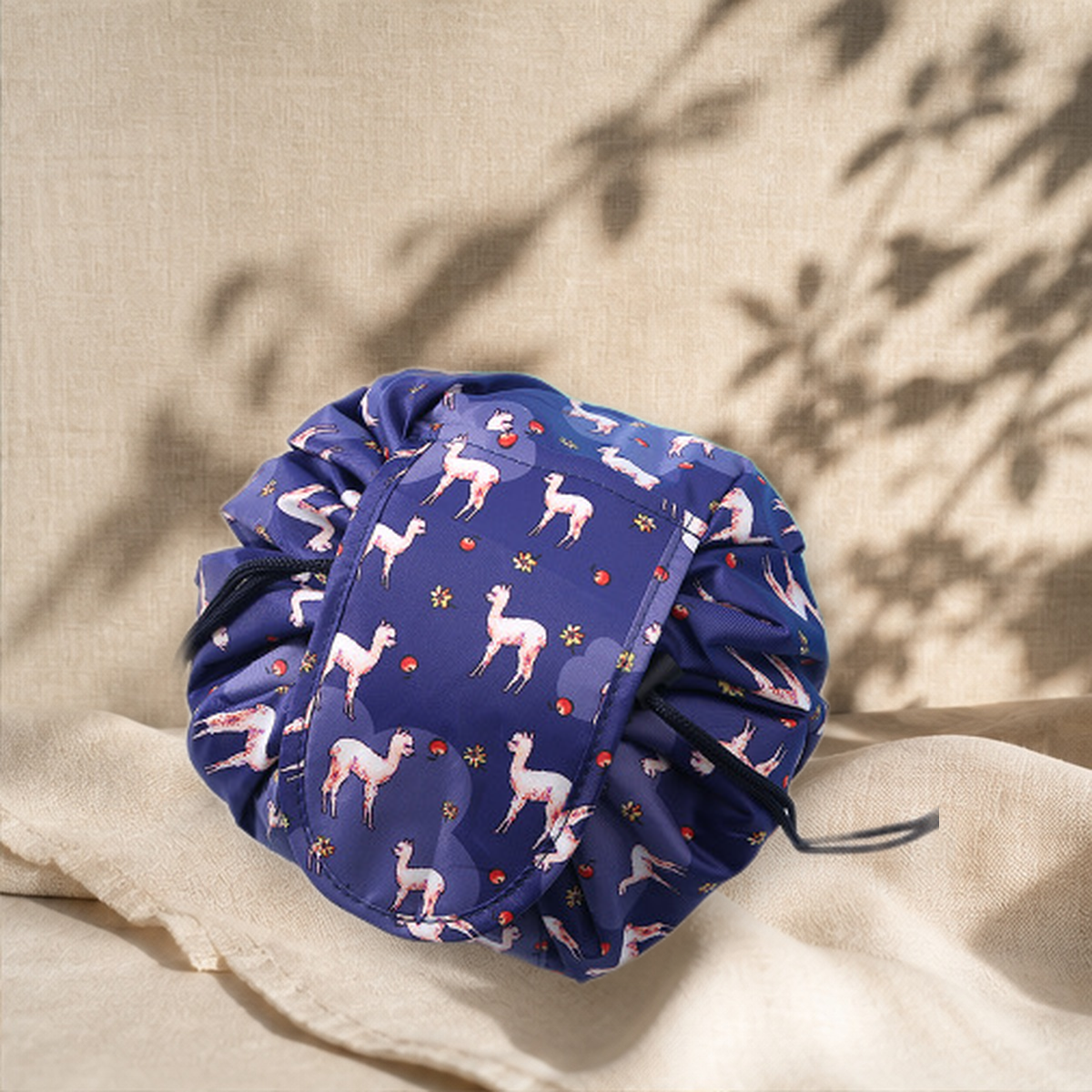 Trousse de rangement à cordon motif animal — Deep purplea — vue 26