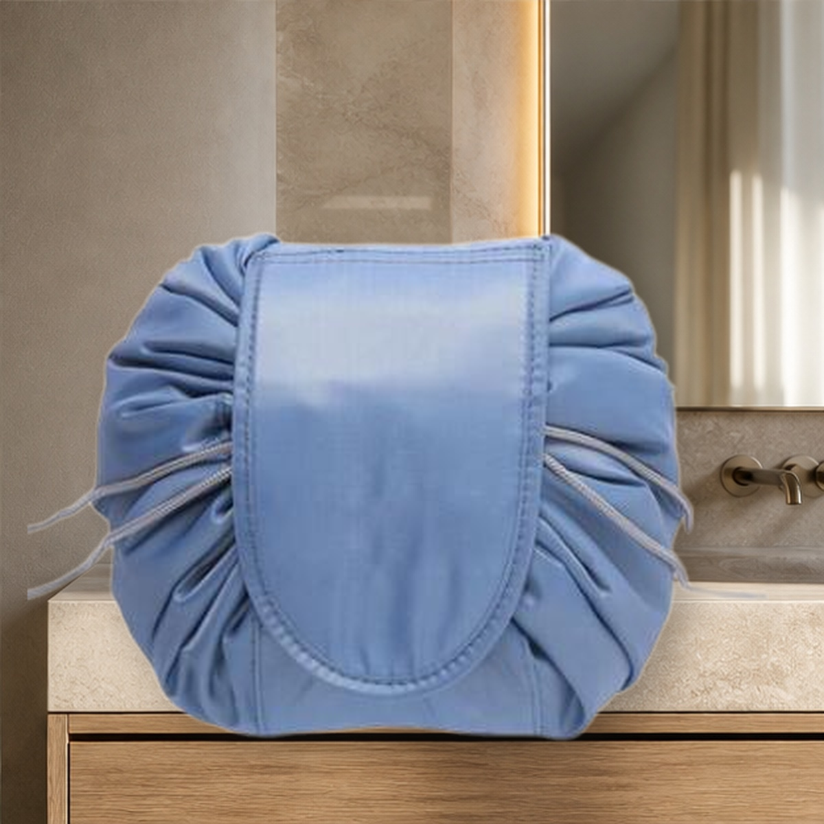Trousse de rangement à cordon motif animal — Dark Gris — vue 28