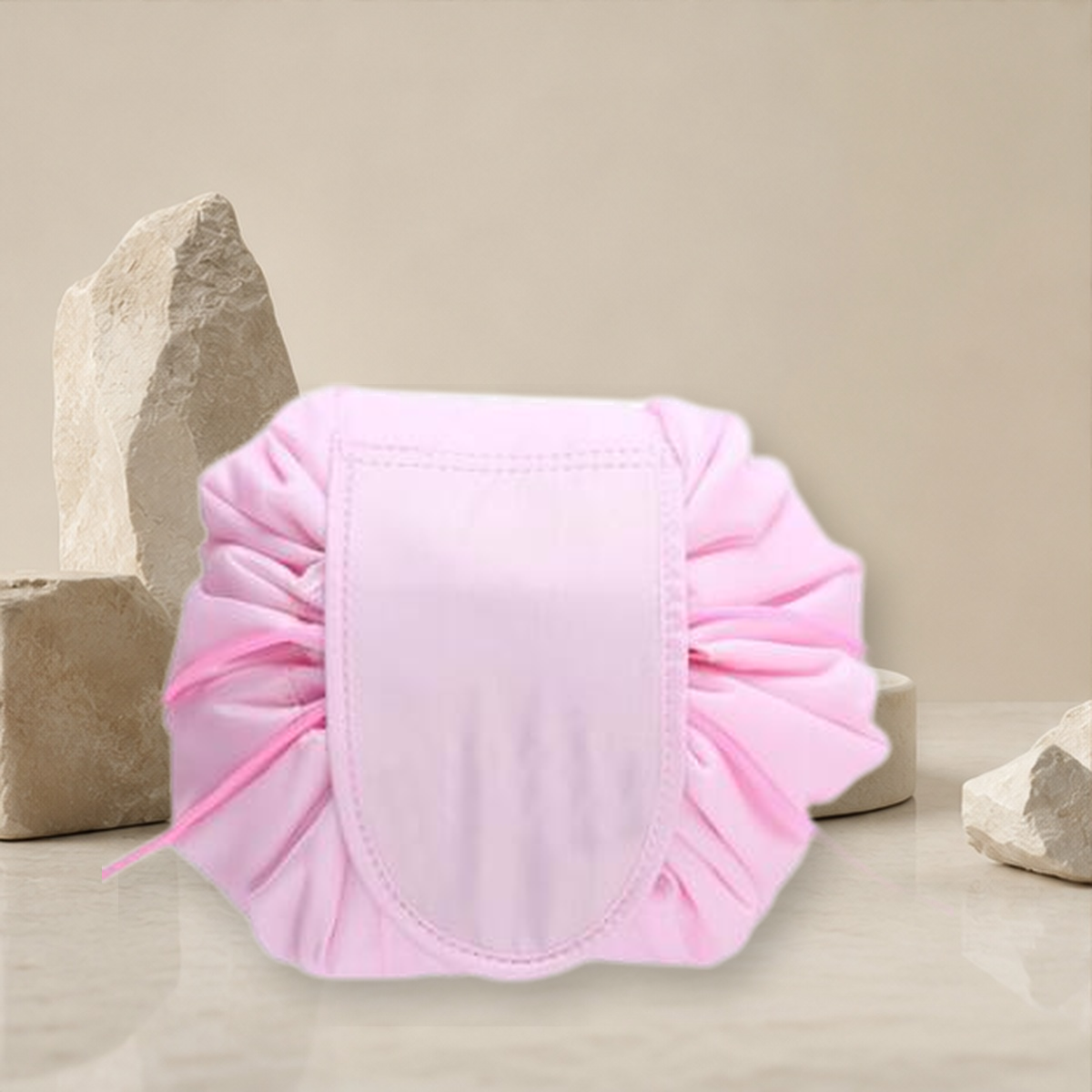 Trousse de rangement à cordon motif animal — Rose — vue 31
