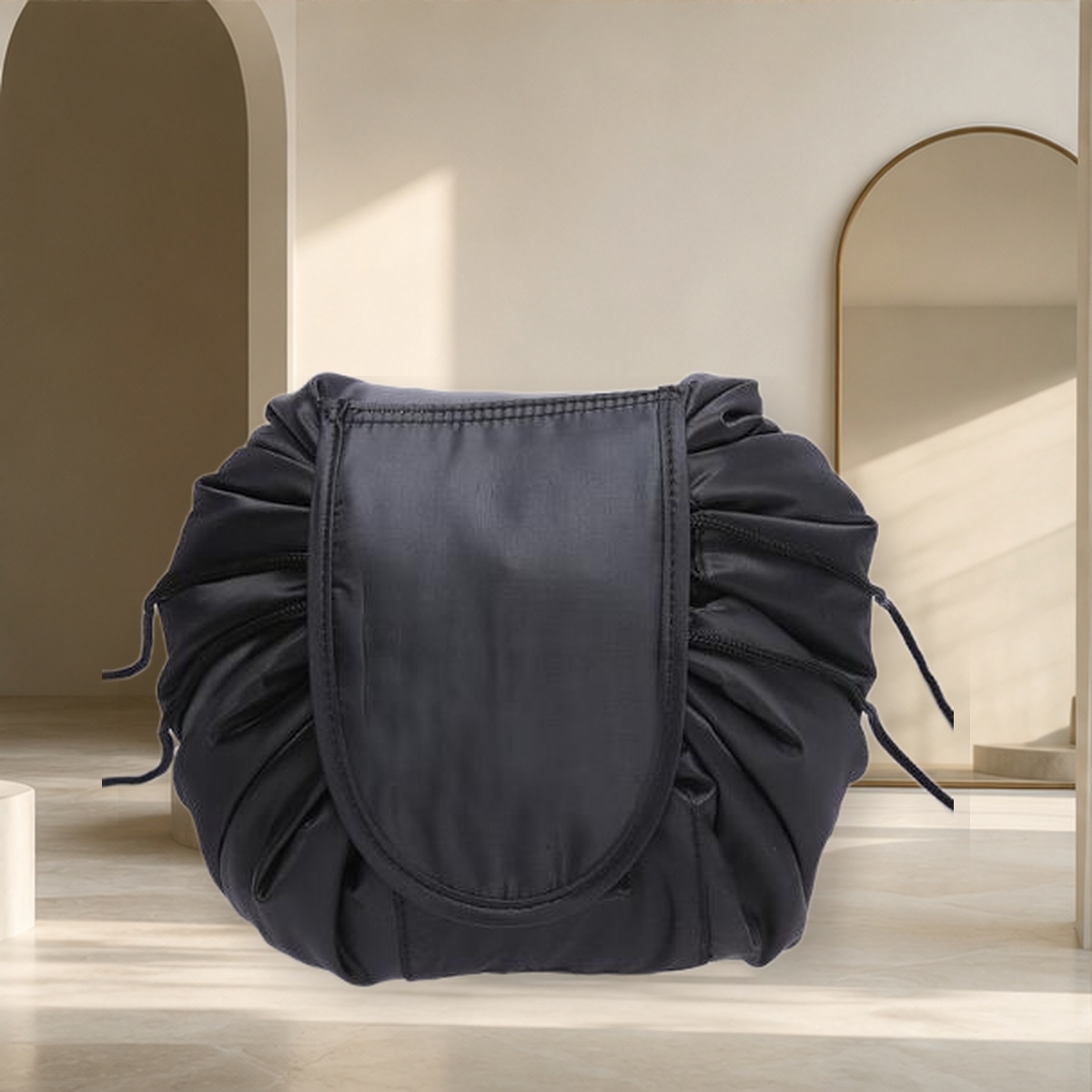 Trousse de rangement à cordon motif animal — Noir — vue 43