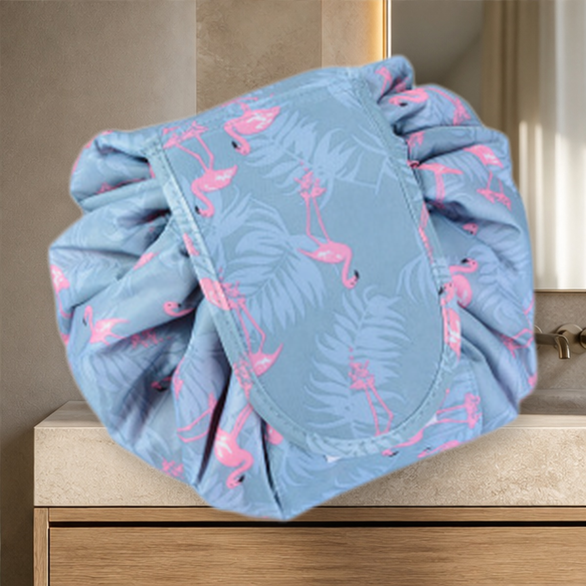 Trousse de rangement à cordon motif animal — B — vue 44