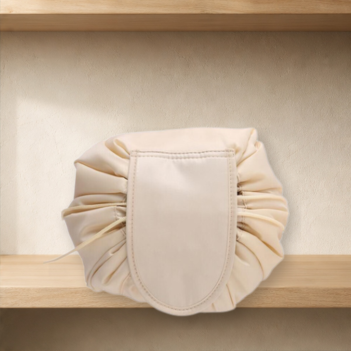 Trousse de rangement à cordon motif animal — Beige — vue 46