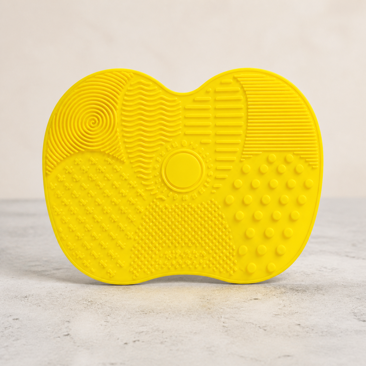 Tapis en silicone nettoyant pour pinceaux — Jaune — vue 2