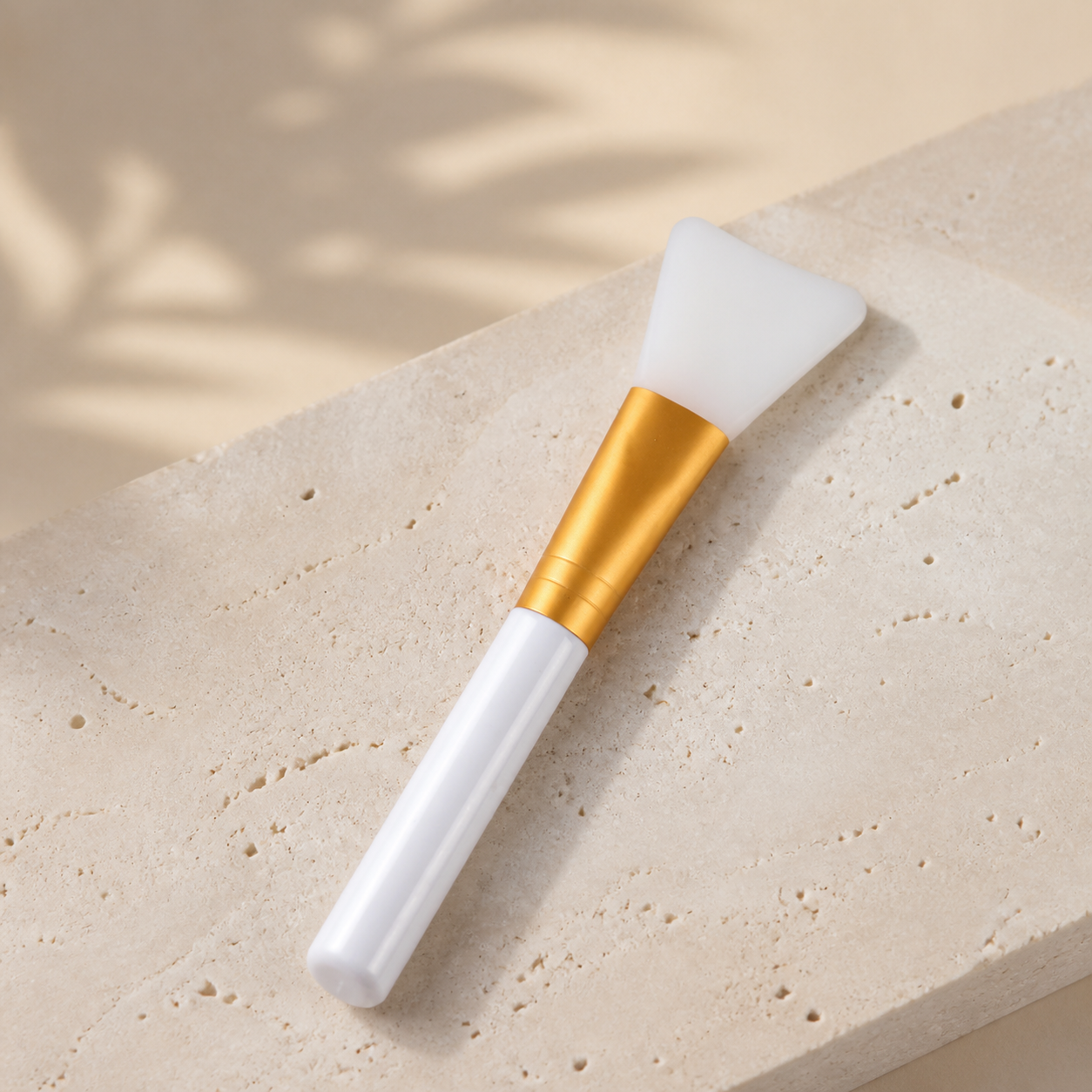 Pinceau en silicone pour masque visage — Blanc — vue 2