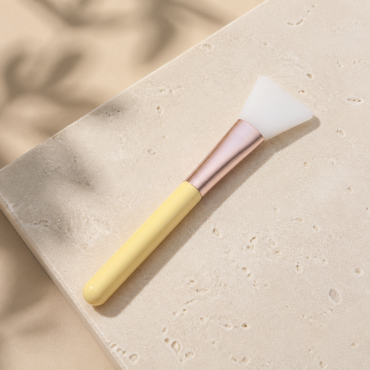 Pinceau en silicone pour masque visage — Jaune argenté — vue 5