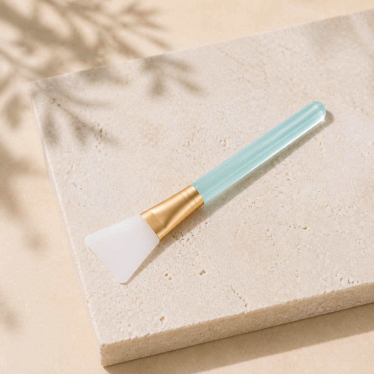 Pinceau en silicone pour masque visage — Bleu — vue 9
