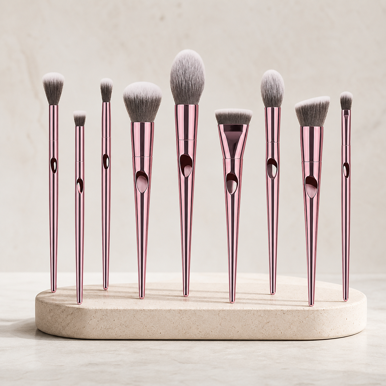 Set de pinceaux de maquillage précision — Visuel principal Olvyra — vue 1