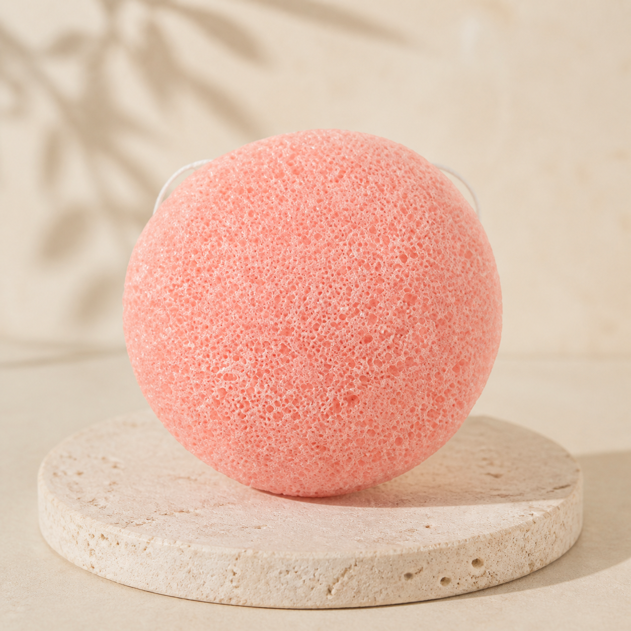 Éponge konjac nettoyante pour le visage — Rose — vue 5
