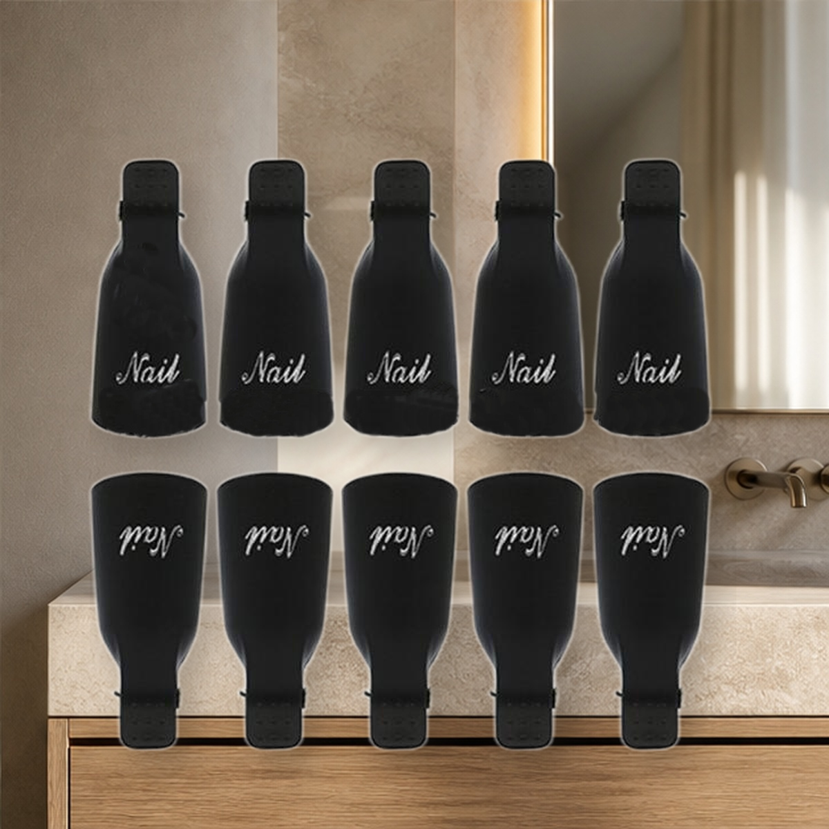 Pinces de retrait pour vernis gel — Noir — vue 7
