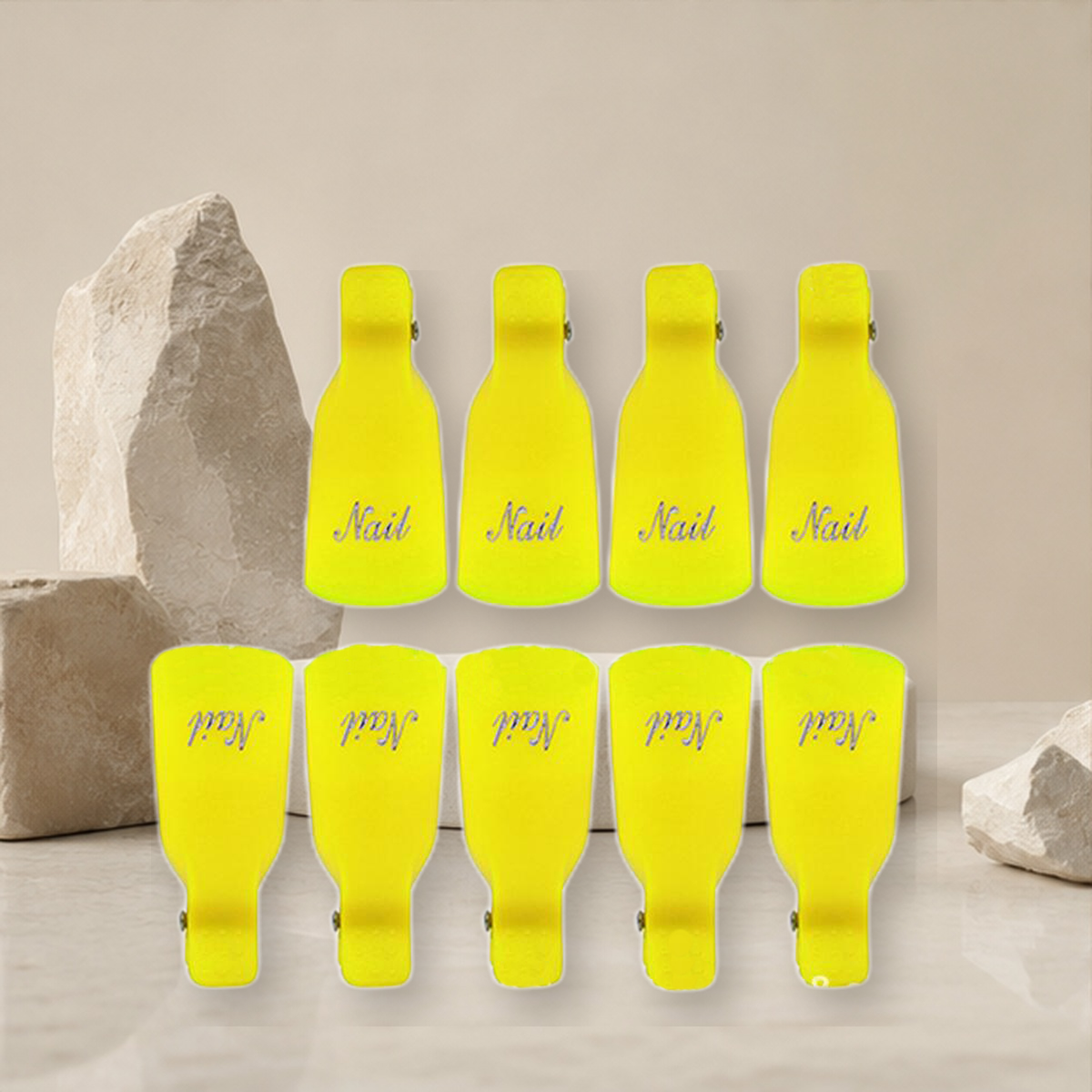 Pinces de retrait pour vernis gel — Jaune — vue 10