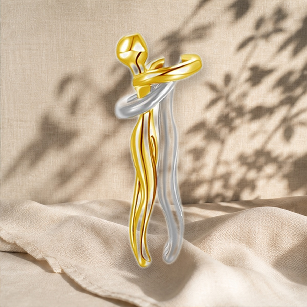 Collier pendentif étreinte — Golden-L — vue 21