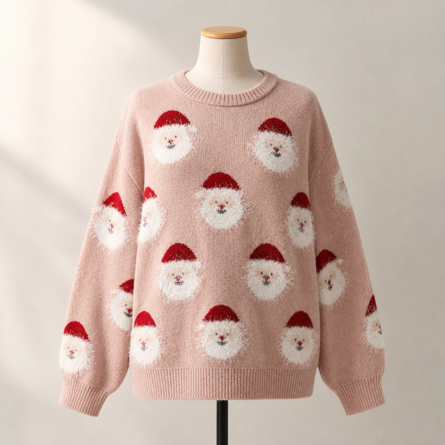 Pull de Noël motif Père Noël — Visuel principal Olvyra — vue 1