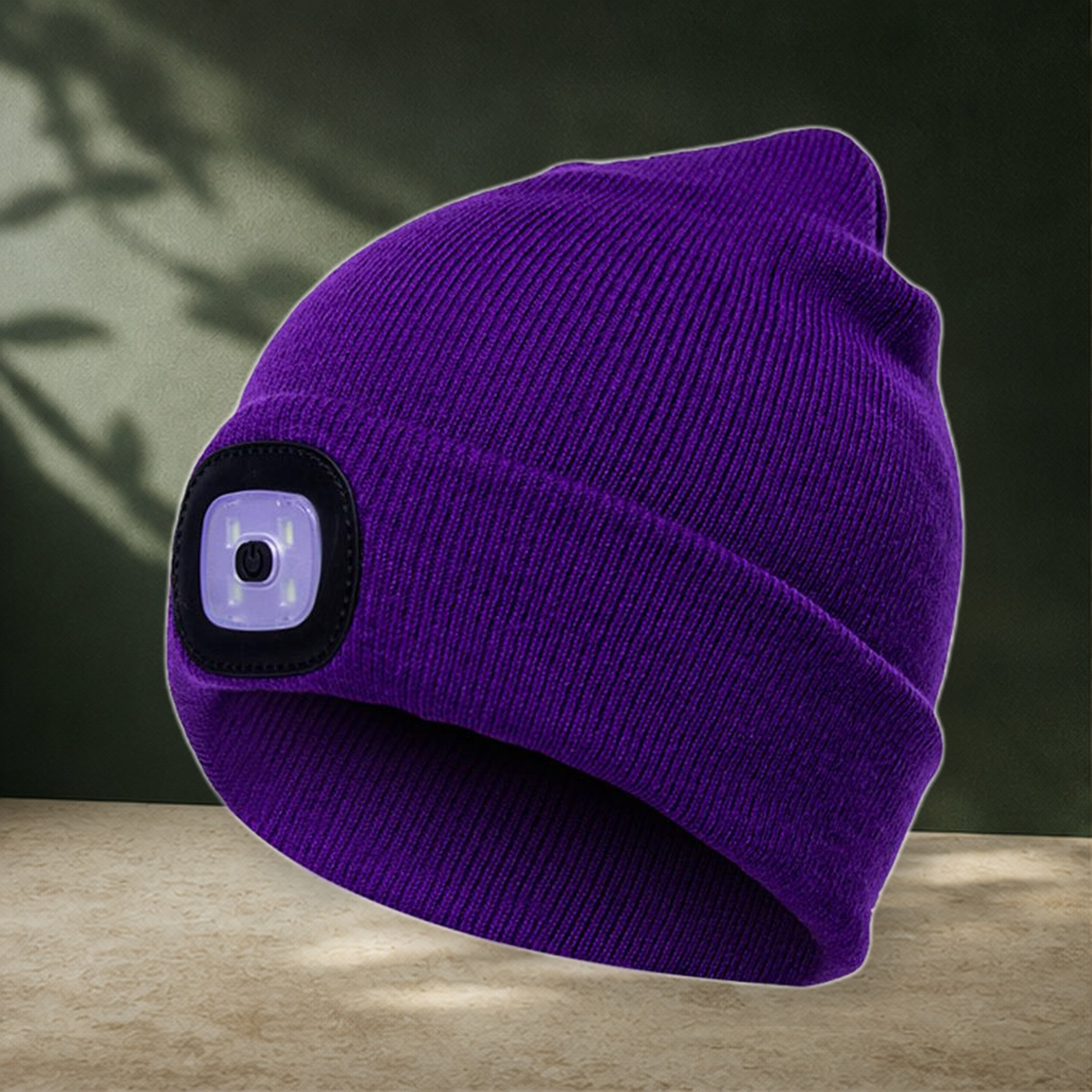 Bonnet lumineux à LED — Purple-C — vue 3