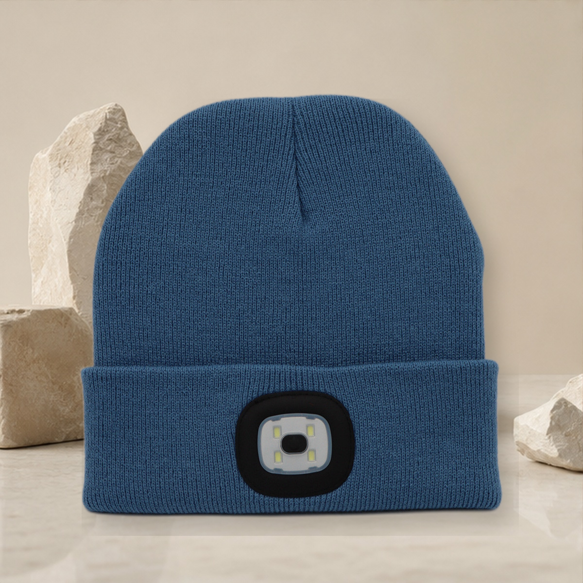 Bonnet lumineux à LED — Light blue-C — vue 5
