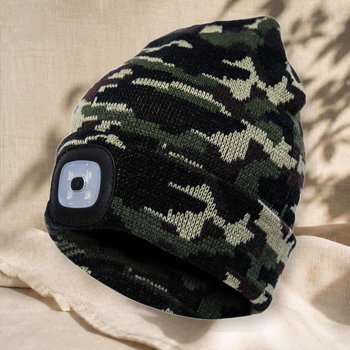 Bonnet lumineux à LED — Camouflage-C — vue 8