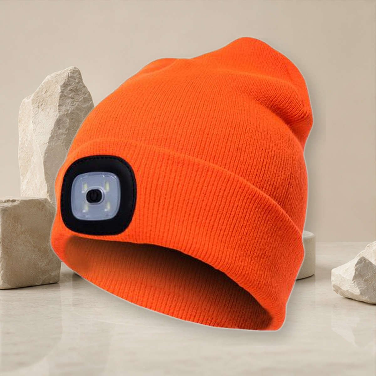 Bonnet lumineux à LED — Orange-C — vue 13