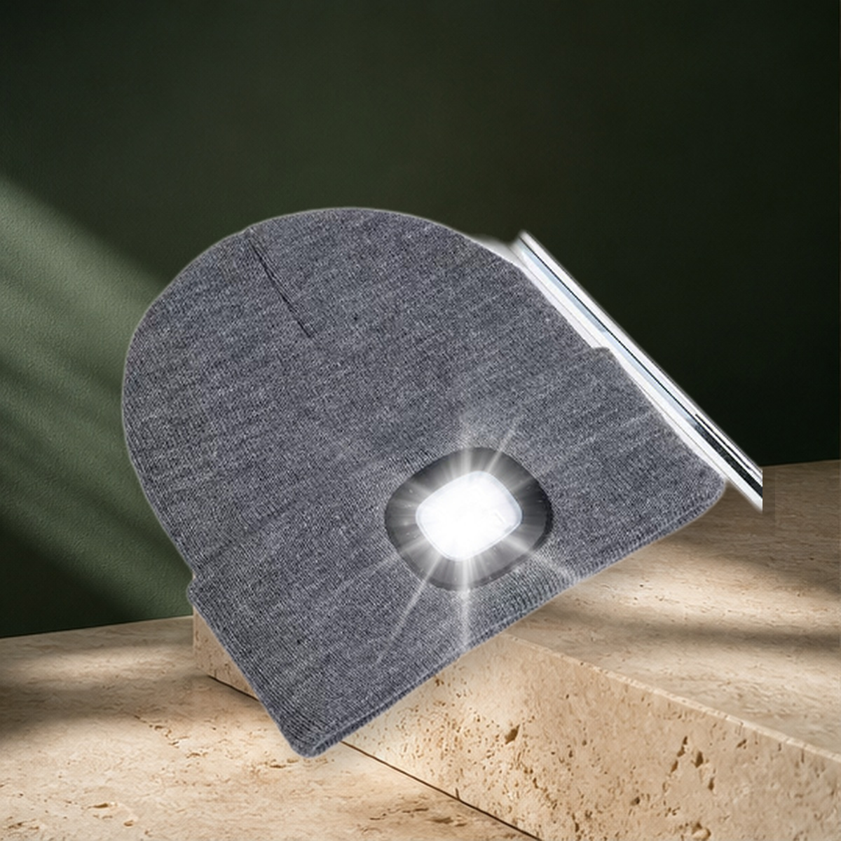 Bonnet lumineux à LED — Grey-C — vue 15
